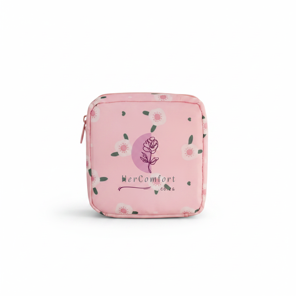🌸 HerComfort™ Relief Pad & Sanitary Pouch Bundle 🔥💜