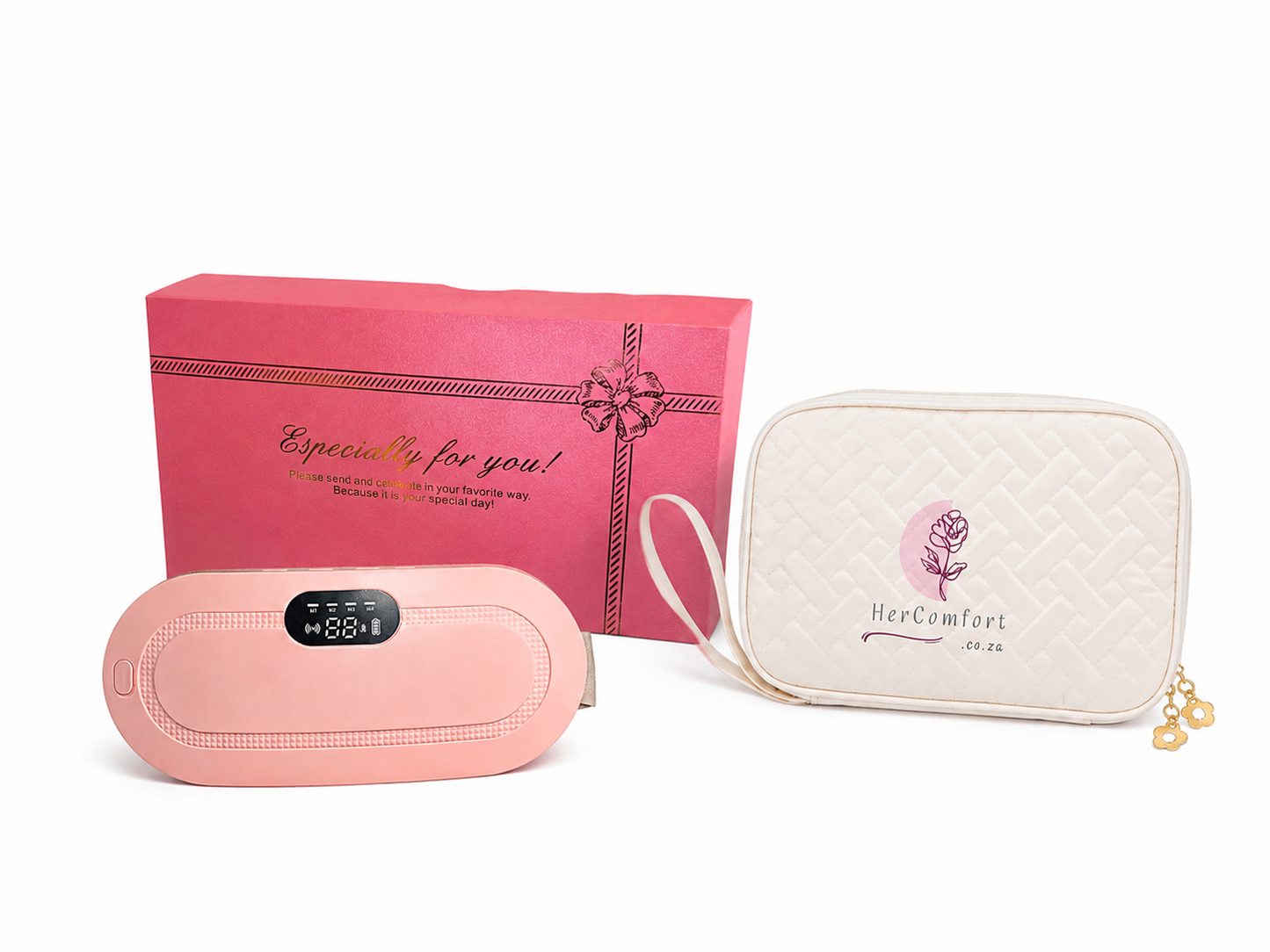 🌸 HerComfort™ Relief Pad & Travel Bag Bundle — Comfort & Convenience, Wherever Life Takes You 👜🔥