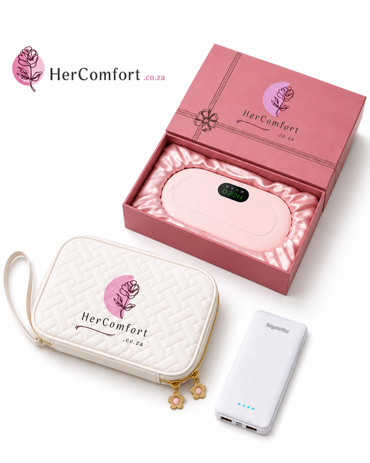 HerComfort™ Power Bundle — Heat, Massage & Portable Power, Anywhere