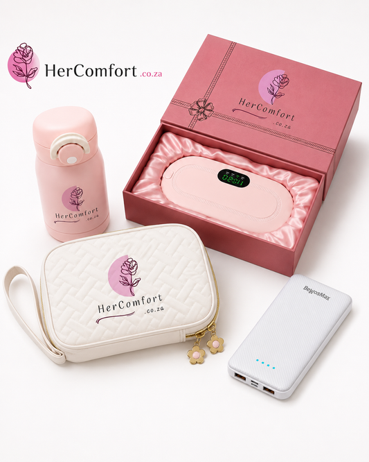 HerComfort™ The Ultimate Bundle — Heat. Massage. Power. Hydration. Everywhere.