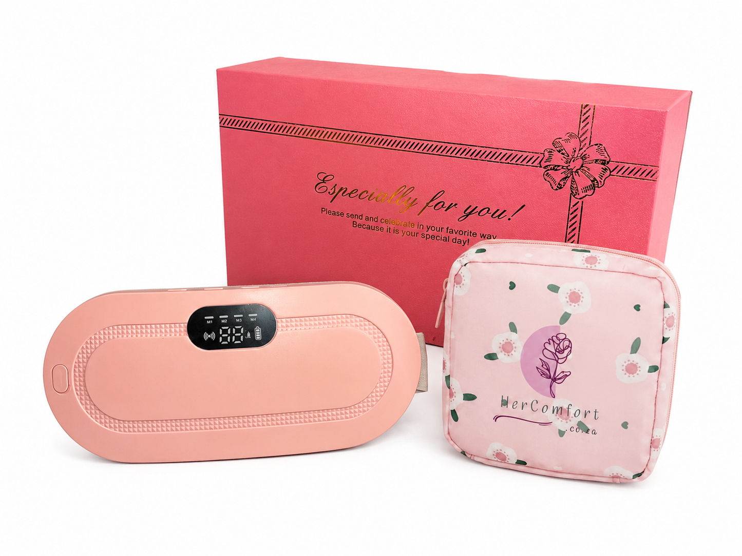 🌸 HerComfort™ Relief Pad & Sanitary Pouch Bundle 🔥💜