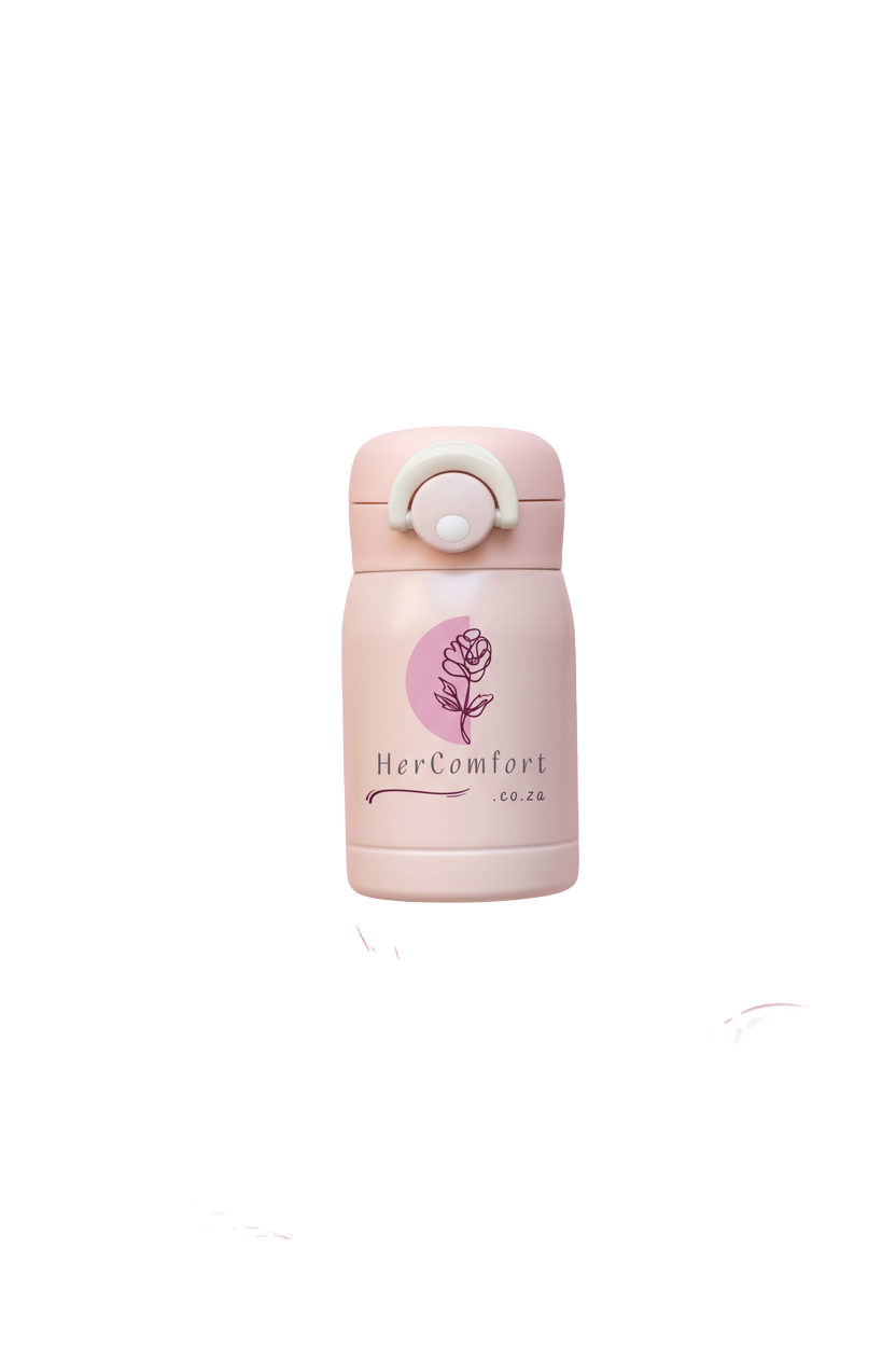 🌸 HerComfort™ Relief Pad & Insulated Bottle Bundle — Warmth & Hydration, Wherever You Go 💧🔥